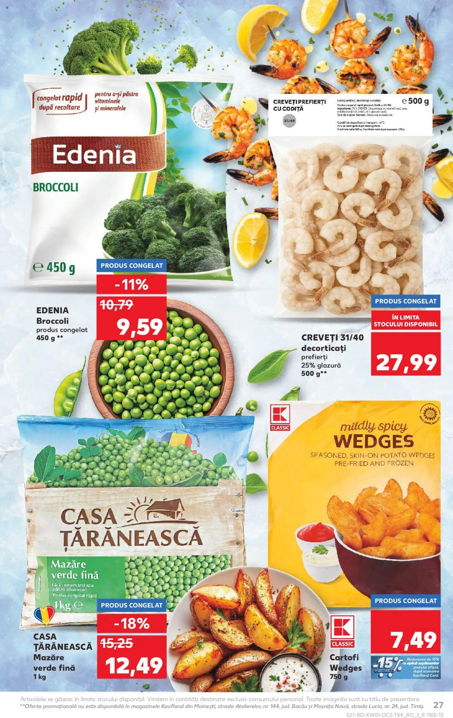 Noul catalog Kaufland – valabil de la 31.12.2025 | Pagină: 27 | Produse: Mazăre, Cartofi