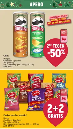 Delhaize folder week 51 - Voorbeeld van een folder van Delhaize, geldig van 18.12.2025 | Pagina: 13 | Producten: Chips, Pringles, Oven