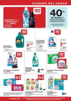 Vista previa Hipercor catálogo válido desde el 07.01.2026 | Página: 41 | Productos: Detergente, Ropa, Cocina, Baño