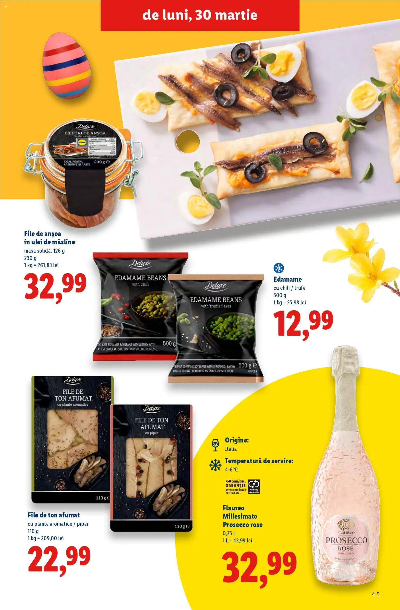 Noul catalog Lidl – valabil de la 02.03.2026 | Pagină: 45 | Produse: Masă, Măsline, Demirhindi, Piper
