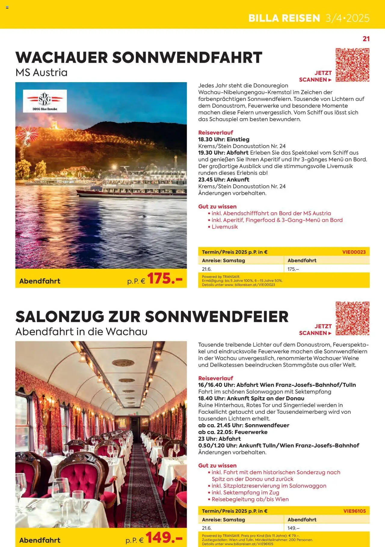 Billa Kreuzfahrten Rundreisen Erlebnisreisenb3/4 2025 gültig ab 03.06.2025 | Seite: 21 | Produkte: Uhr