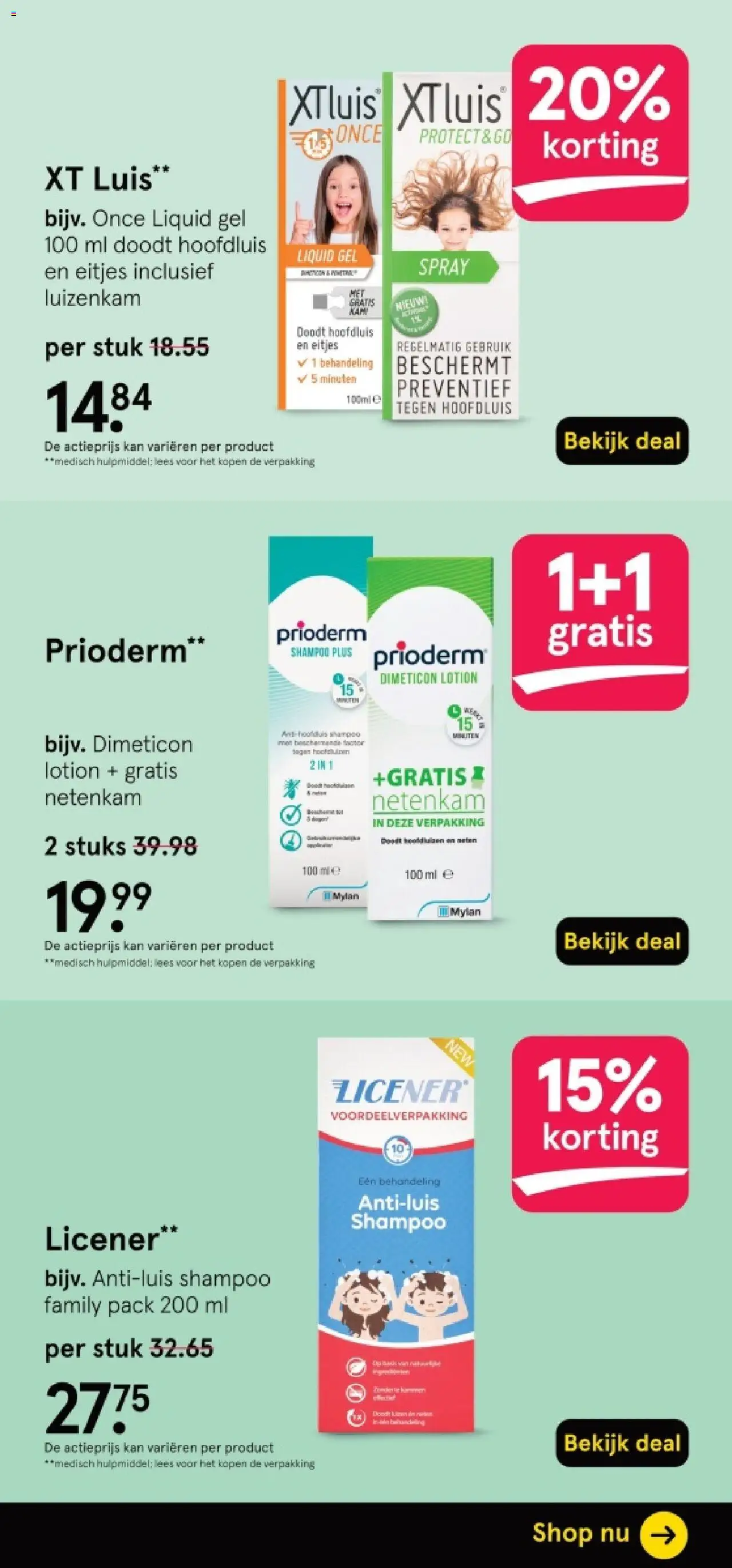  | Pagina: 76 | Producten: Kan, Gel, Shampoo