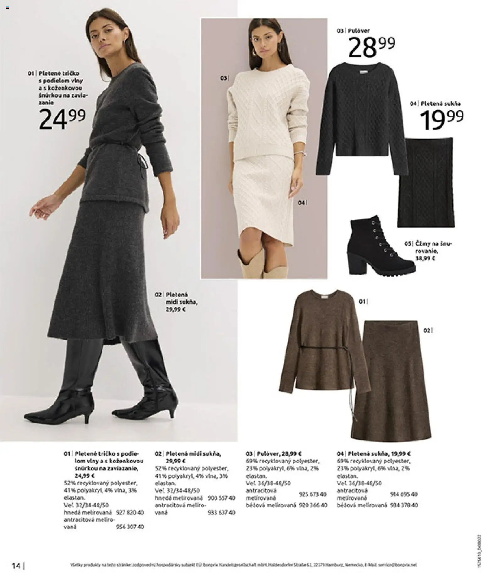 Nové Bonprix akcie – leták je platný od 01.11.2025 | Strana: 16 | Produkty: Tričko