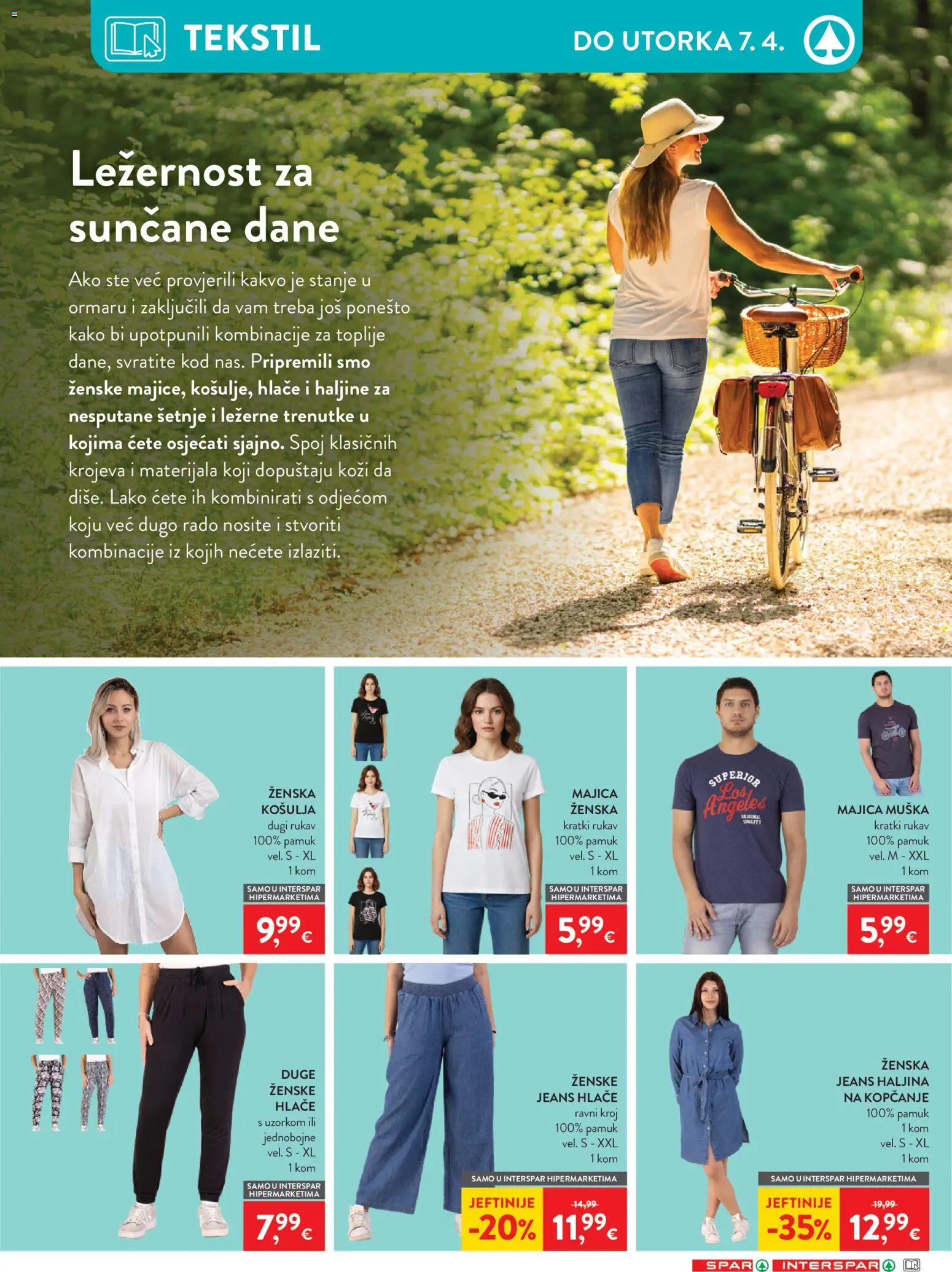 Spar katalog | vrijedi od 25.03.2026 | Stranica: 29 | Proizvodi: Košulja, Majica, Hlače, Haljina