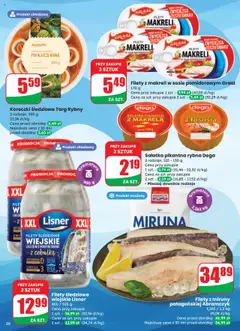 Dino Gazetka od 13.08.2025 | Strona: 30 | Produkty: Rybna, Miruna, Filety z makreli w sosie pomidorowym, Sałatka