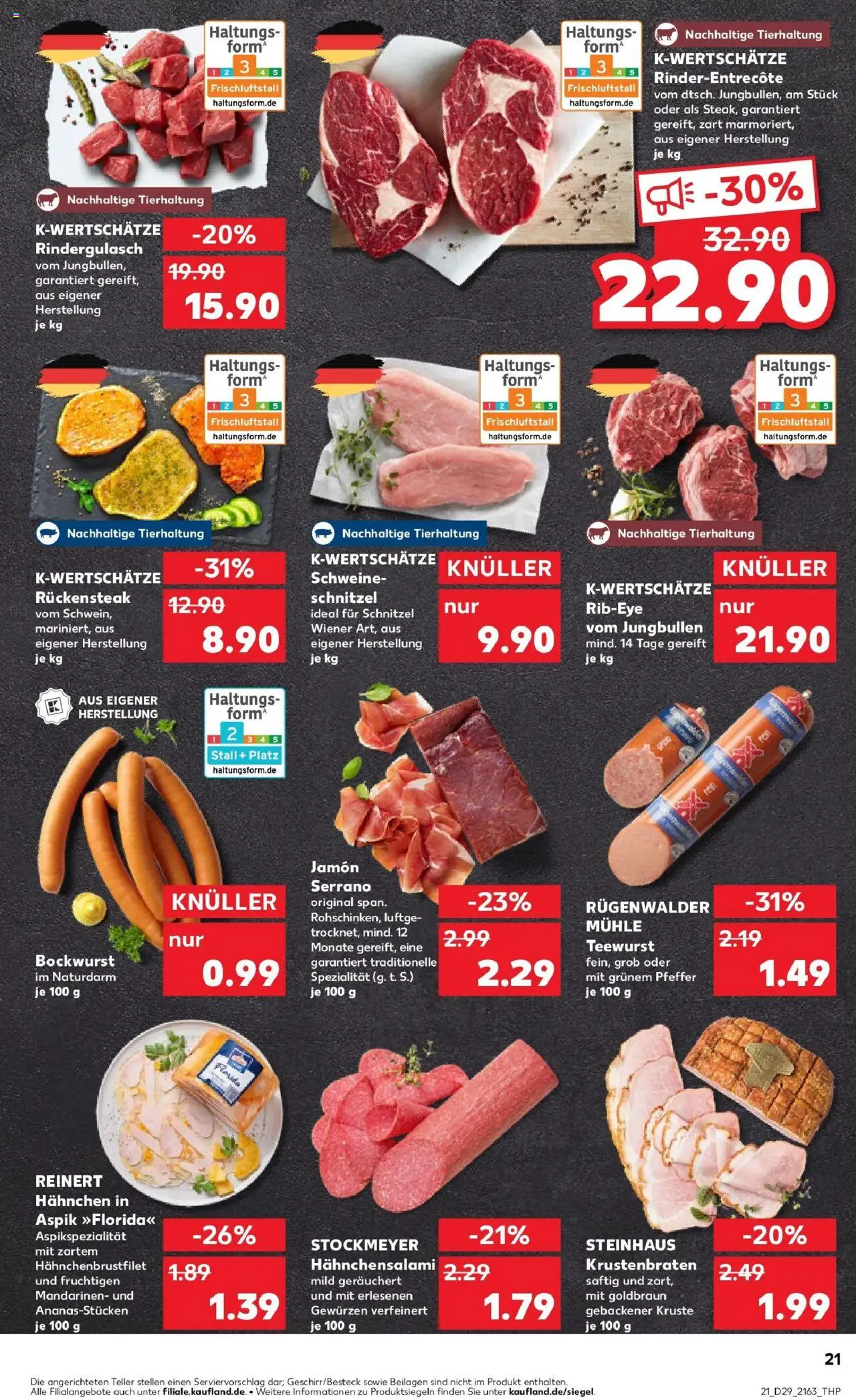 Kaufland prospekt Itzehoe	 - gültig ab dem 21.07.2025 | Seite: 34 | Produkte: Rindergulasch, Mandarinen, Krustenbraten, Pfeffer