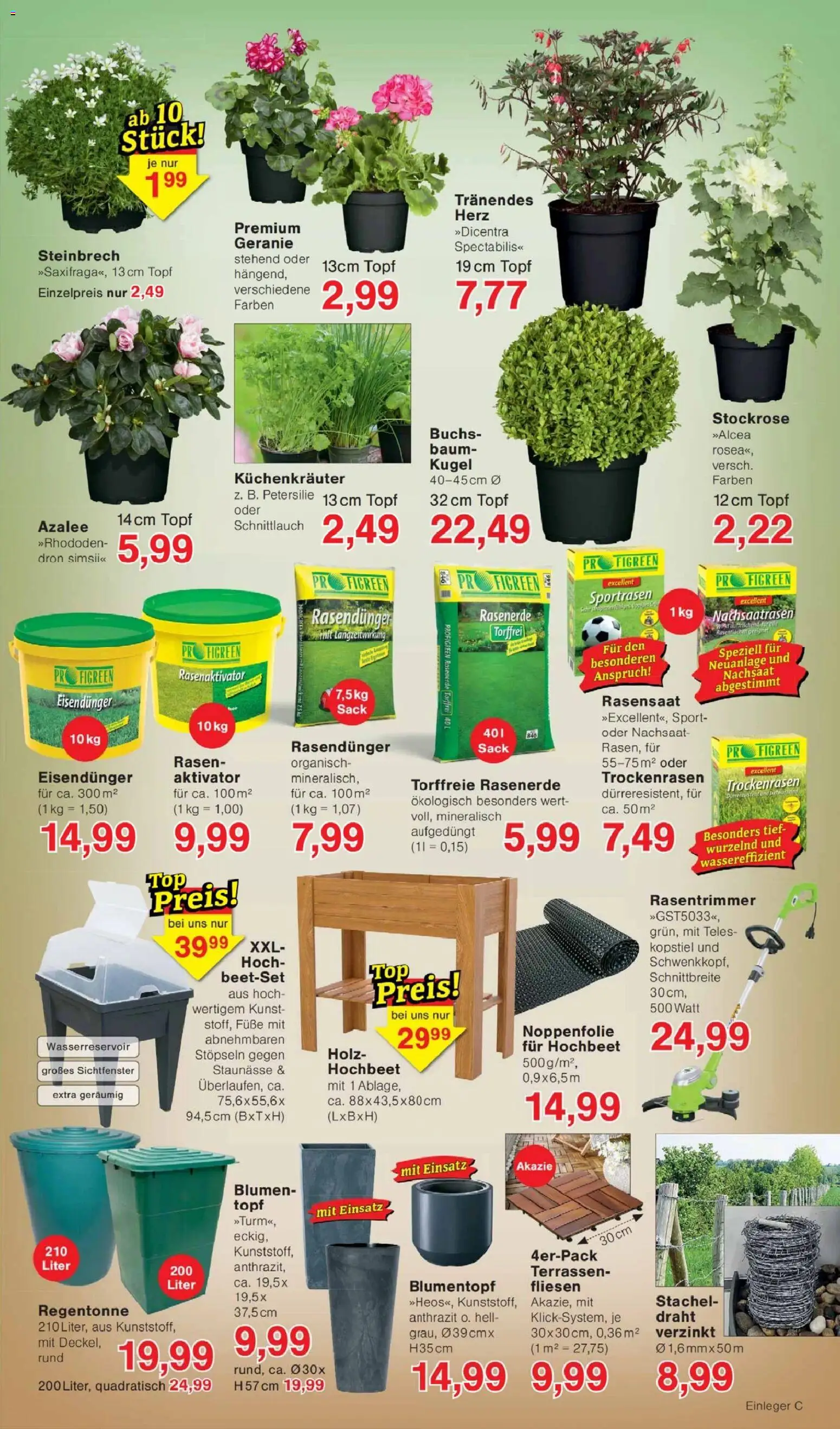 Jawoll Prospekt – gültig ab 23.03.2026 | Seite: 9 | Produkte: Hochbeet, Blumentopf, Blumen, Petersilie