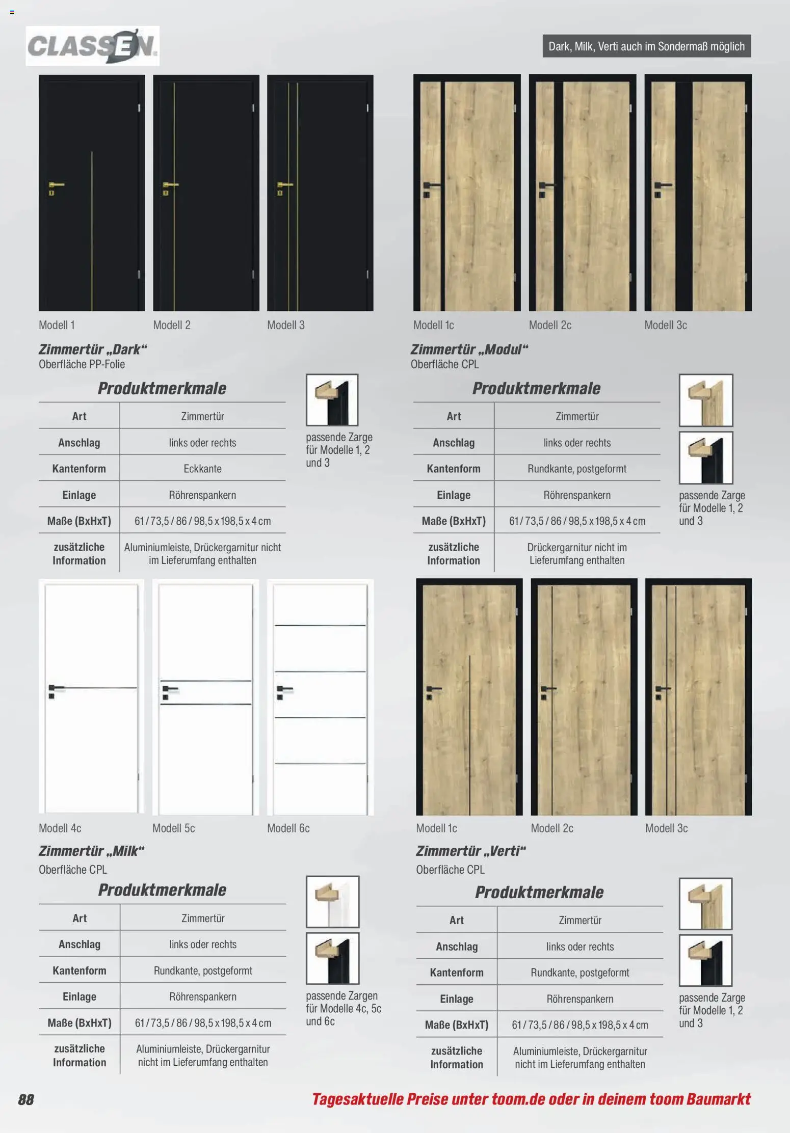 Toom Baumarkt Baustoffe & Bauelemente 2026 – gültig ab 20.02.2026 | Seite: 88