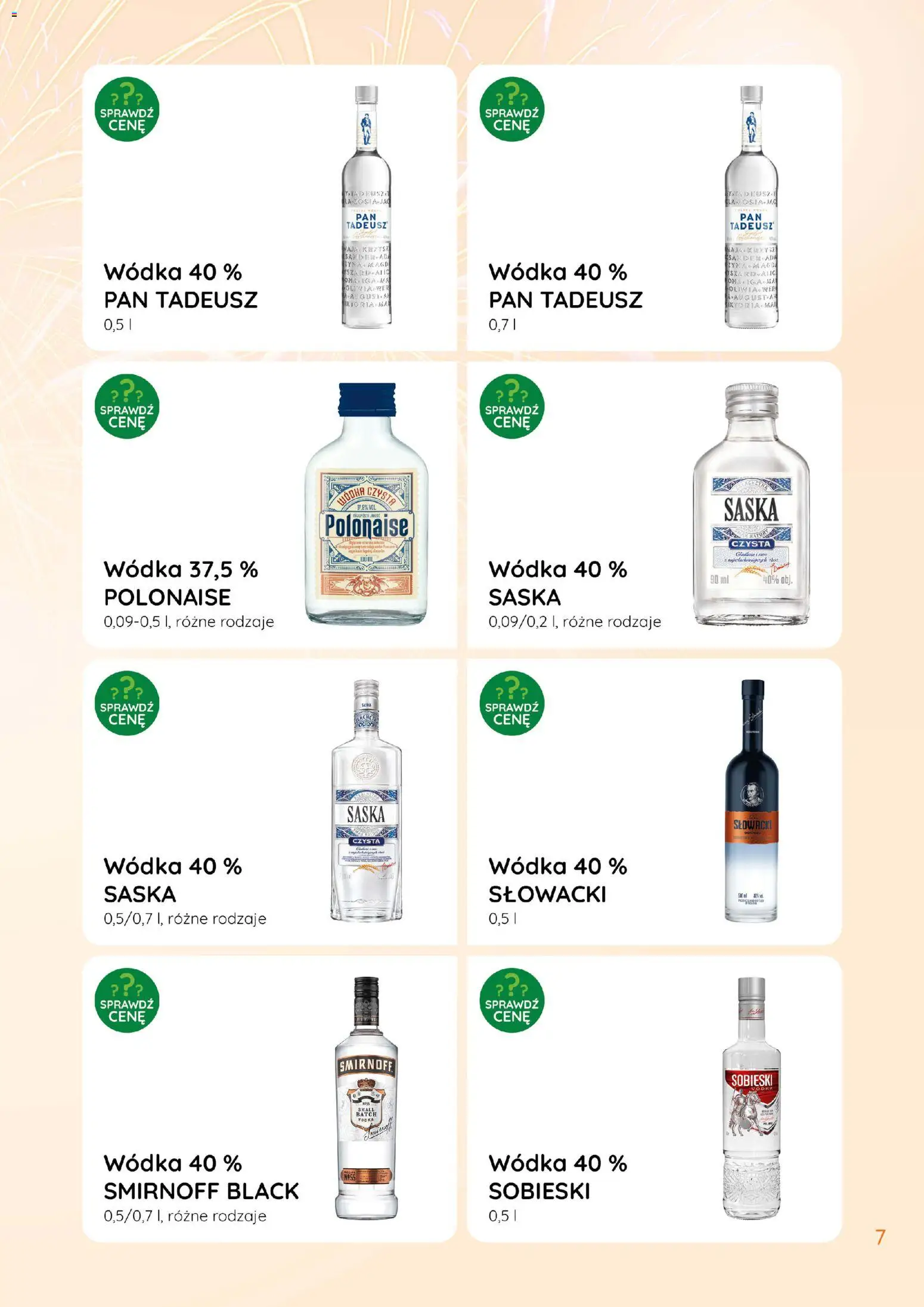 Eurocash Gazetka - Katalog Alkoholowy od 01.01.2026 | Strona: 7 | Produkty: Wódka
