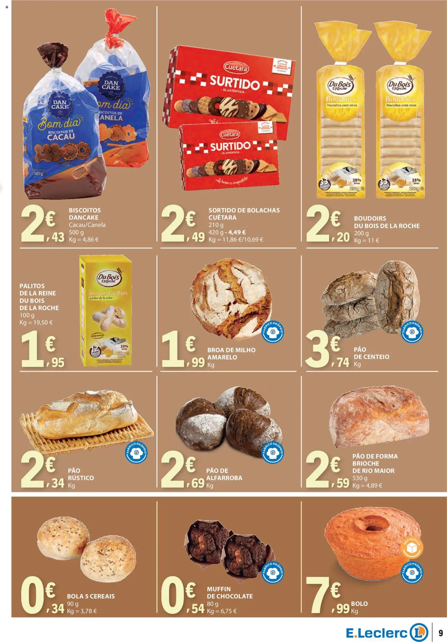 E.Leclerc - Folheto Especial Bebidas Quentes │ válido de 28.10.2025 | Página: 9 | Produtos: Pão de forma, Centeio, Ovos, Milho