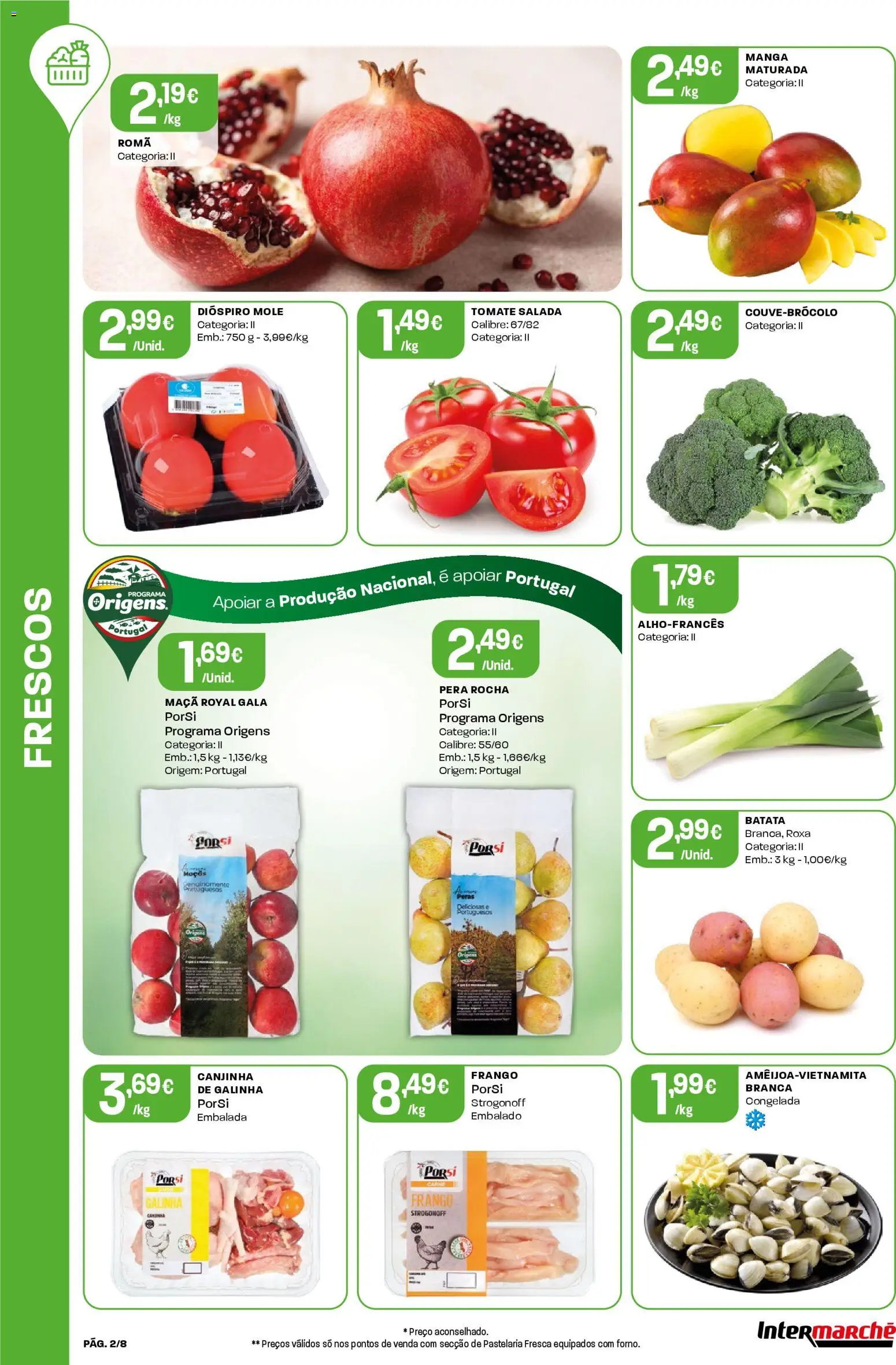 Intermarché Folheto Mini │ válido de 20.11.2025 | Página: 2 | Produtos: Frango, Maça, Carne, Salada
