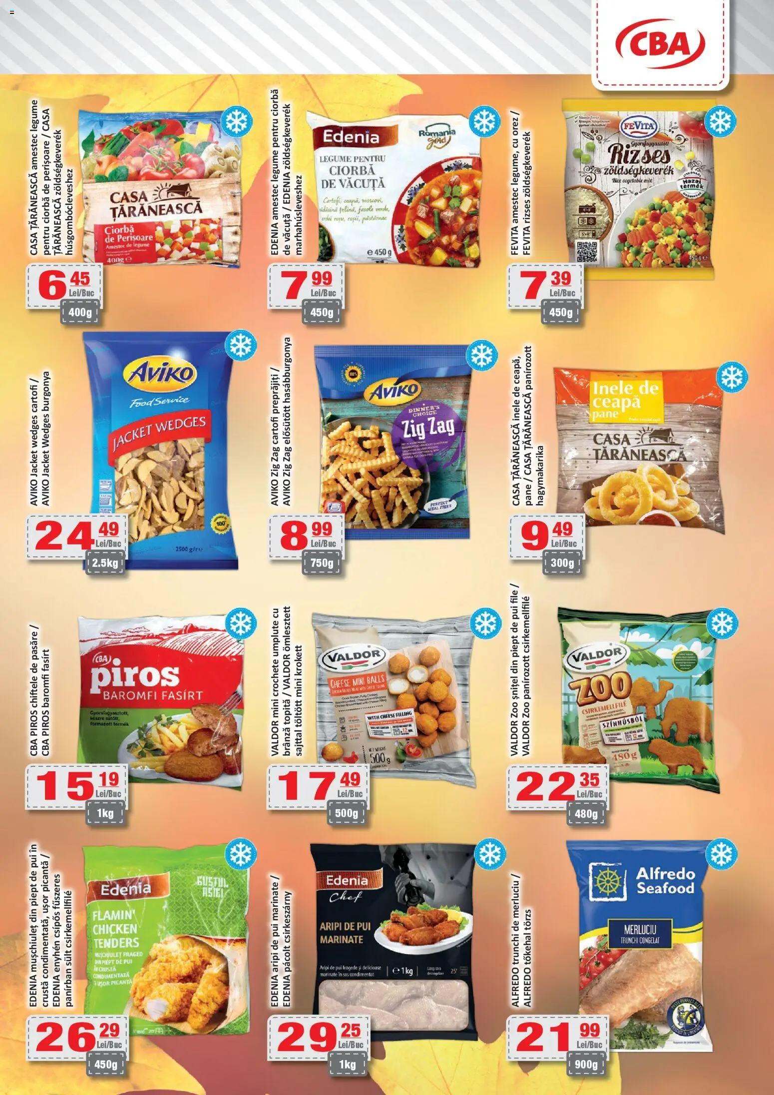 Noul catalog CBA – valabil de la 07.11.2025 | Pagină: 4 | Produse: Brânză, Cartofi, Ceapă, Sos