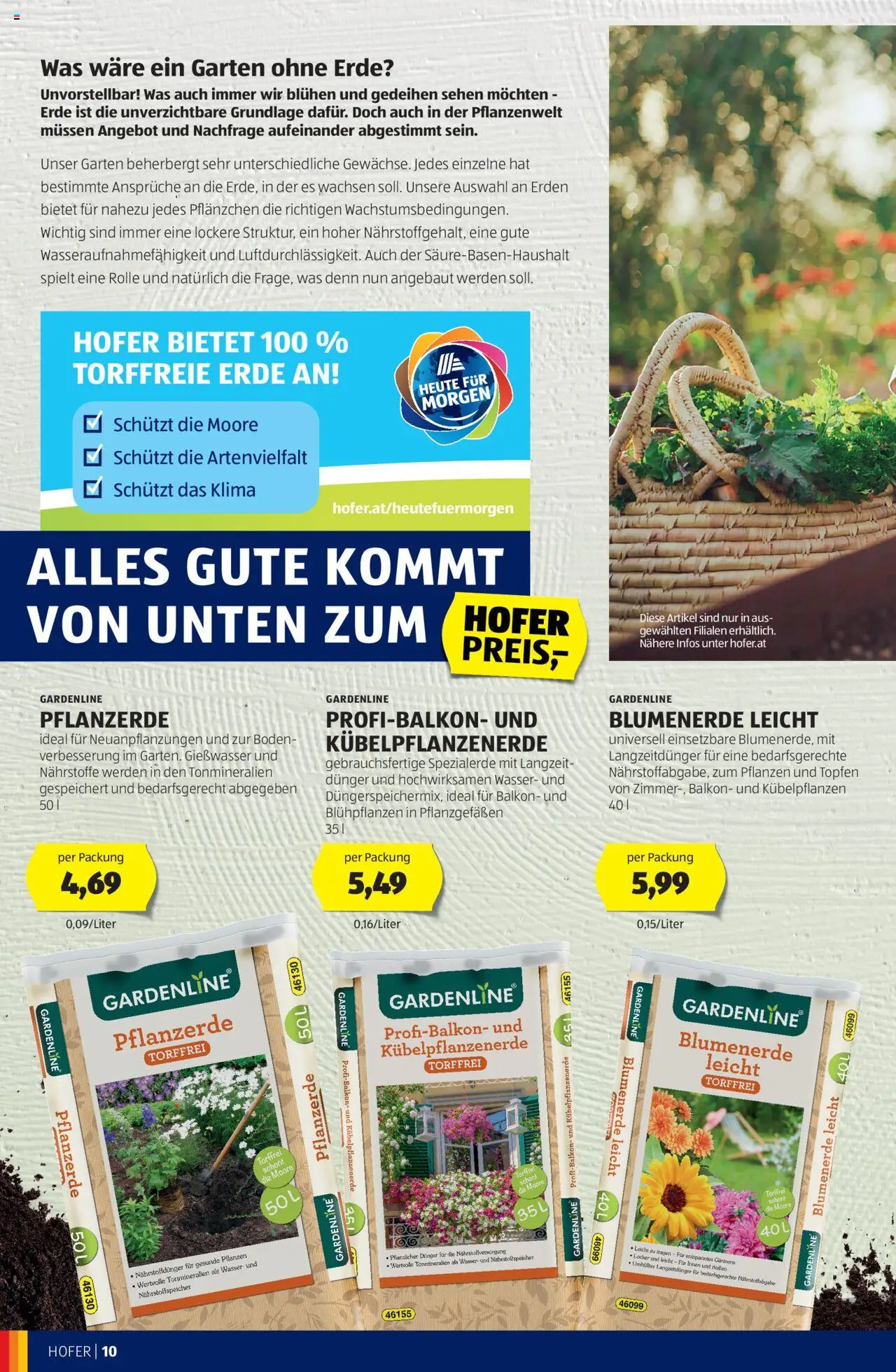 Hofer Frühjahr-/Sommerkatalog gültig ab 30.04.2025 | Seite: 10