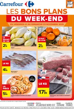 Carrefour - Prévisualisation de Carrefour Les bons plans du week-end valide à partir de 21.11.2025