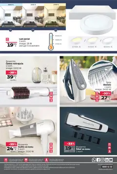 Tommy - Super ponuda za njegu i čistoću - Pregled kataloga iz trgovine Tommy, vrijedi od 23.03.2026 | Stranica: 12 | Proizvodi: Sušilo za kosu, Četka, Telefon