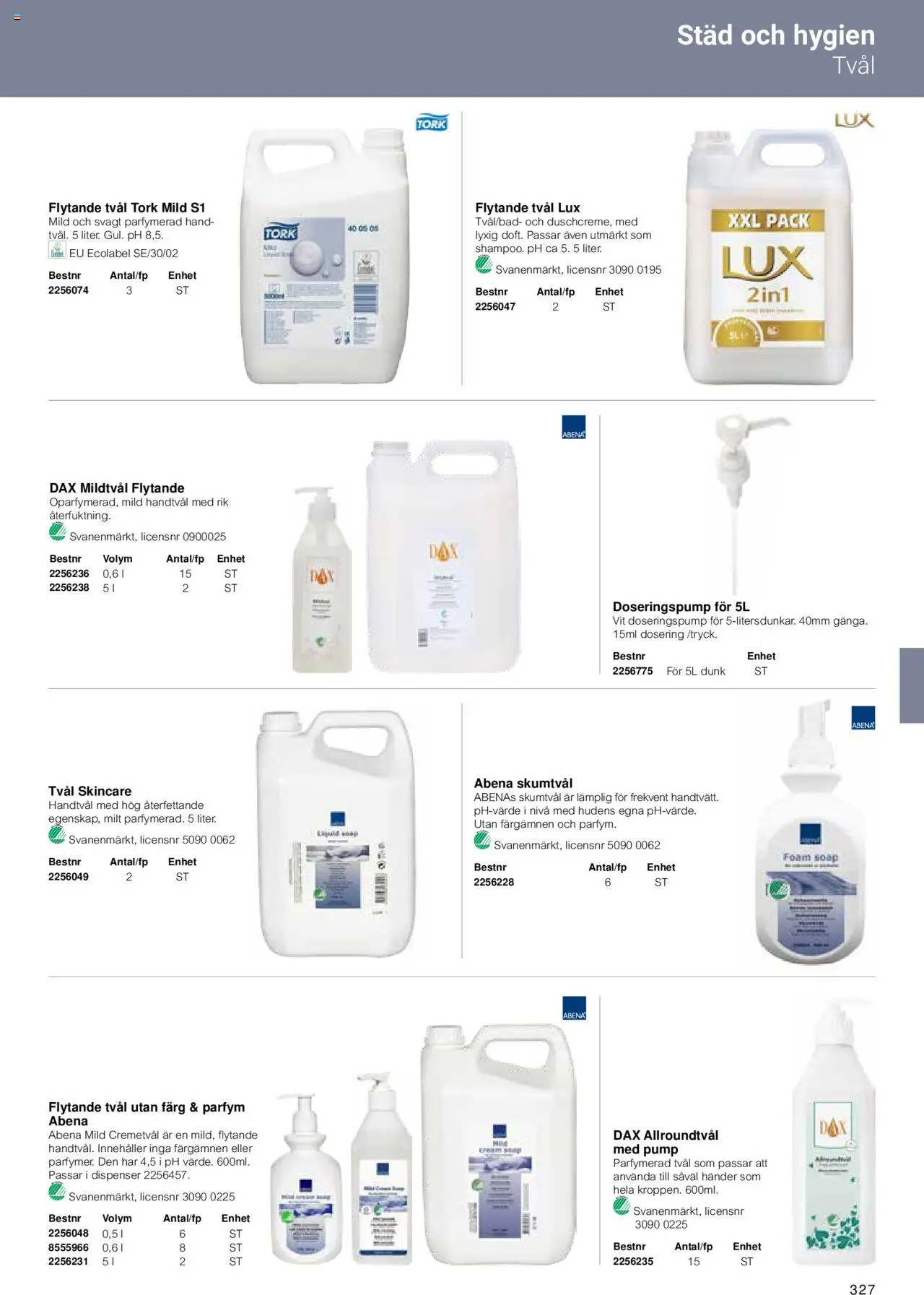 Office Depot reklamblad aktuell från 15.02.2024 | Sida: 329 | Produkter: Parfym, Tvål, Pump, Handtvål