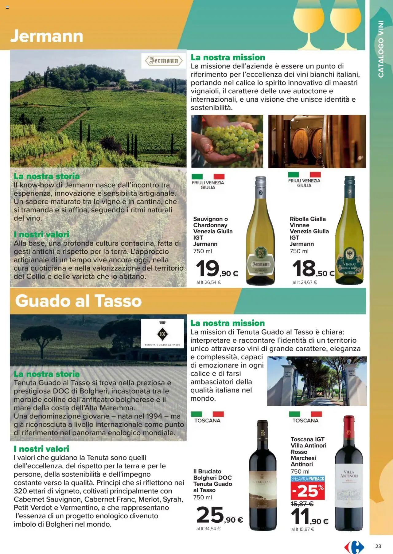 Volantino Carrefour del 06.10.2025 | Pagina: 23 | Prodotti: Calice, Terra