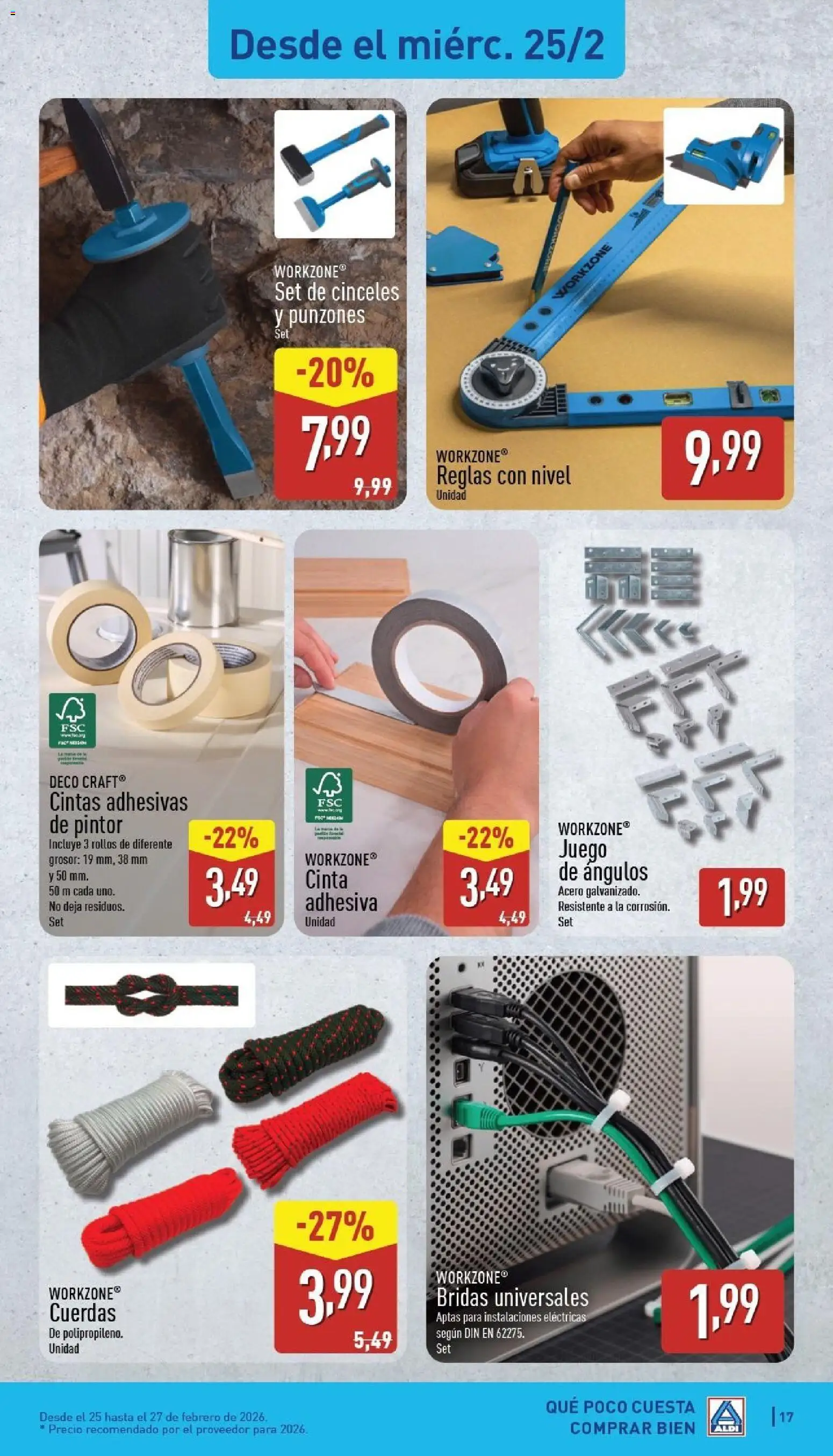 Aldi folleto Baleares │ válido desde el 23.02.2026 | Página: 17 | Productos: Cable