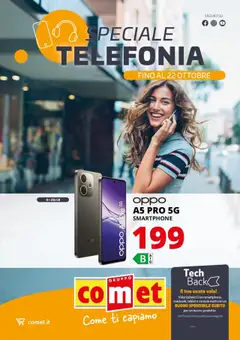 Anteprima del volantino Comet Telefonia catalogo valido a partire dal 09.10.2025