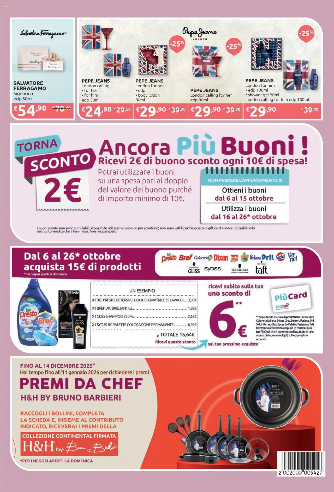 Volantino IperSoap del 06.10.2025 | Pagina: 24 | Prodotti: Shampoo, Jeans, Lavatrice, WC