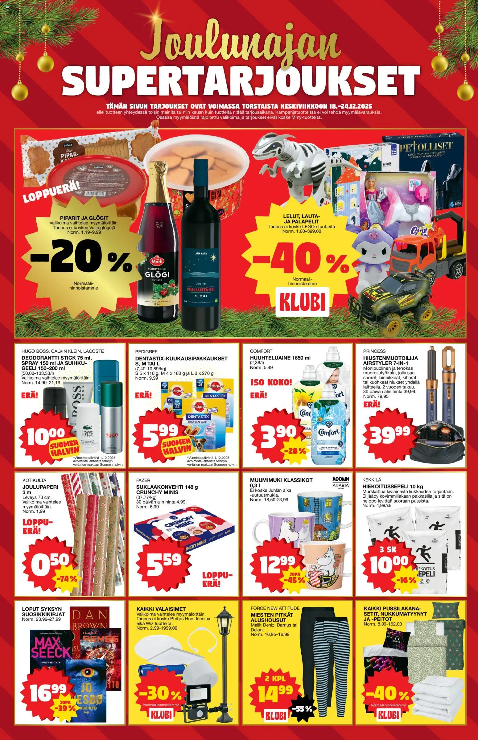 Tokmanni tarjoukset – voimassa 15.12.2025 alkaen | Sivu: 24 | Tuotteet: Deodorantti, Huuhteluaine, Suihku, Alushousut