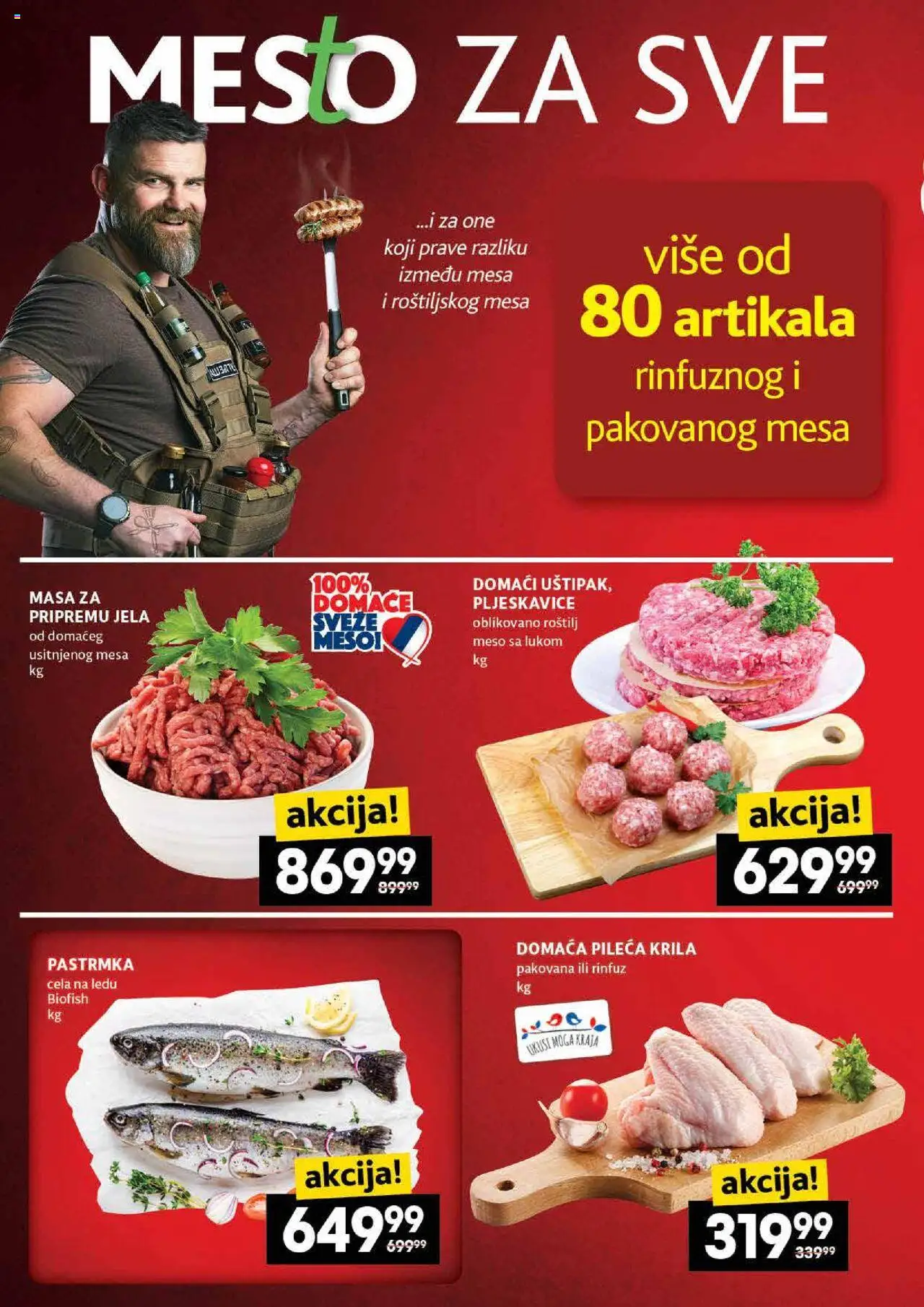 Idea katalog - važi od 24.07.2025 | Strana: 10 | Proizvode: Pastrmka, Pljeskavice, Roštilj