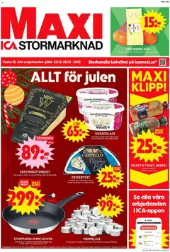 ICA Maxi - Stockholm - Förhandsvisning av reklamblad från butik ICA Maxi aktuell från 22.12.2025