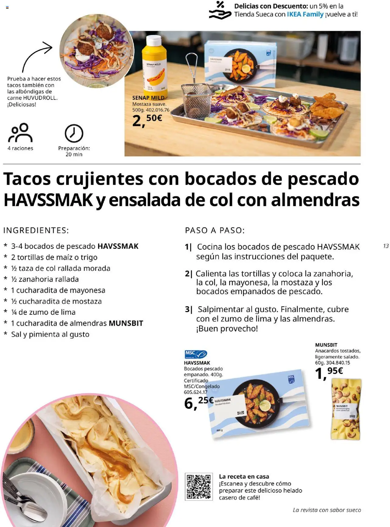 Catálogo IKEA Fika │ válido desde el 01.07.2025 | Página: 13 | Productos: Σφουγγαρίστρα, Κρεμάστρα, Pescado, Cocina