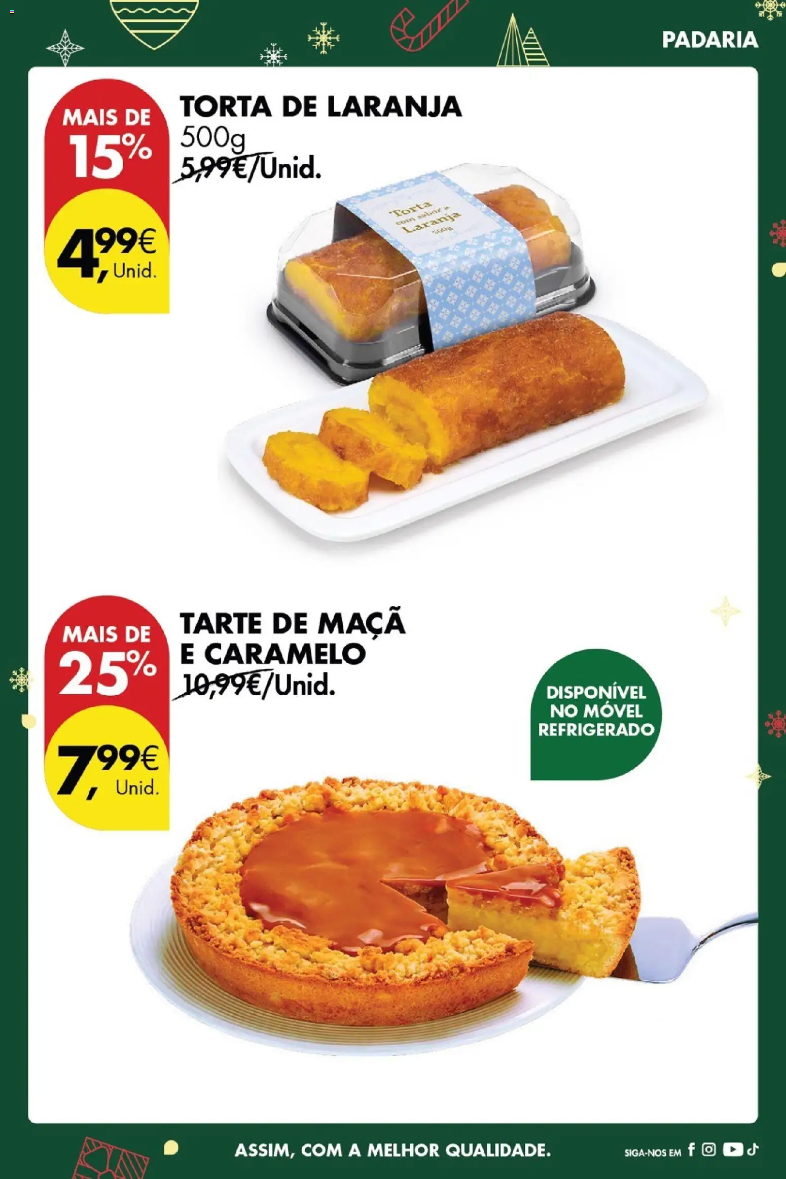 Pingo Doce Poupe este Fim de Semana │ válido de 19.12.2025 | Página: 15 | Produtos: Padaria, Maça, Tarte, Torta