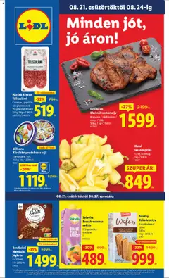 Lidl Akciós újság - amely érvényes a következő dátumtól: 21.08.2025
