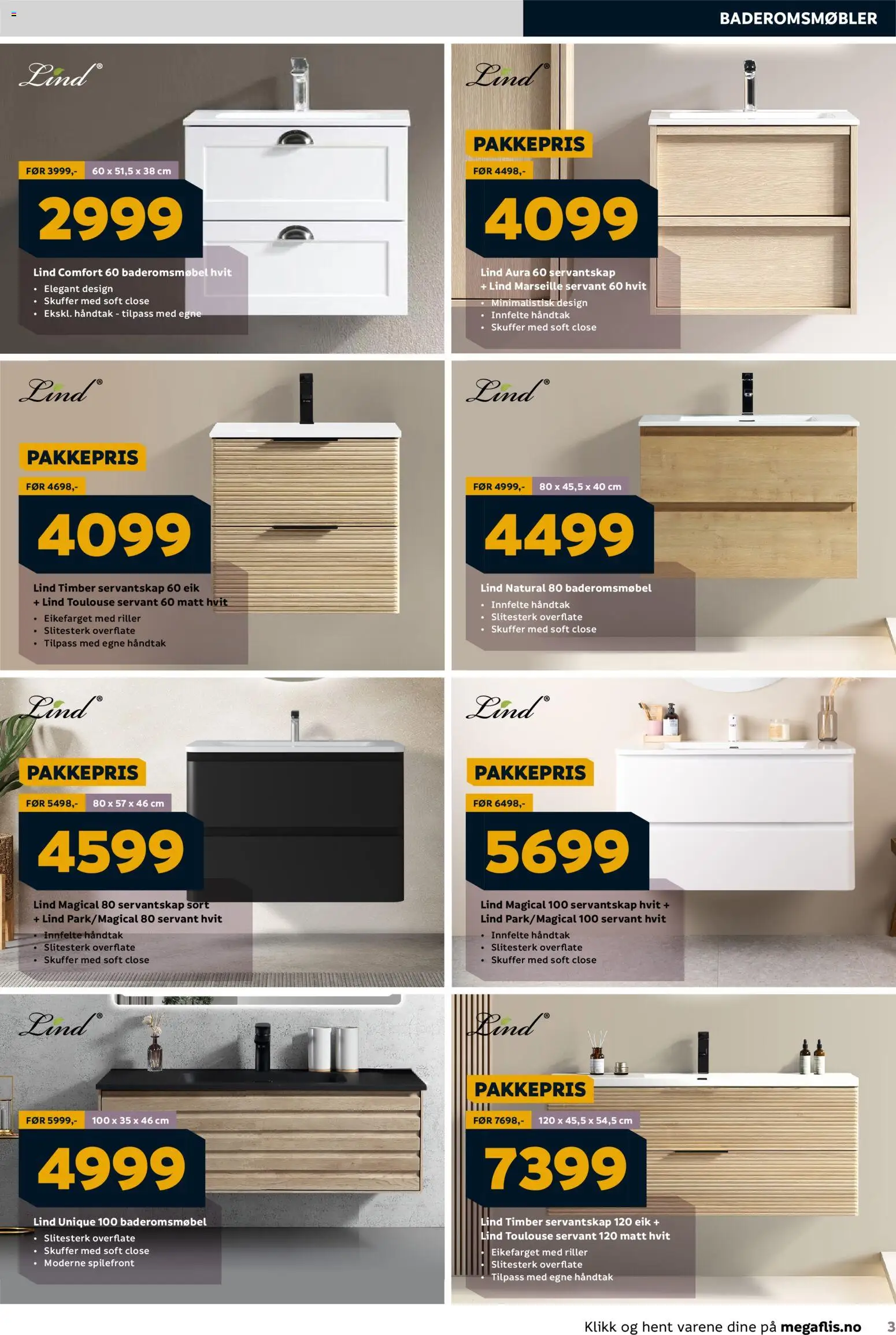 {H1} | Side: 3 | Produkter: Servant, Håndtak