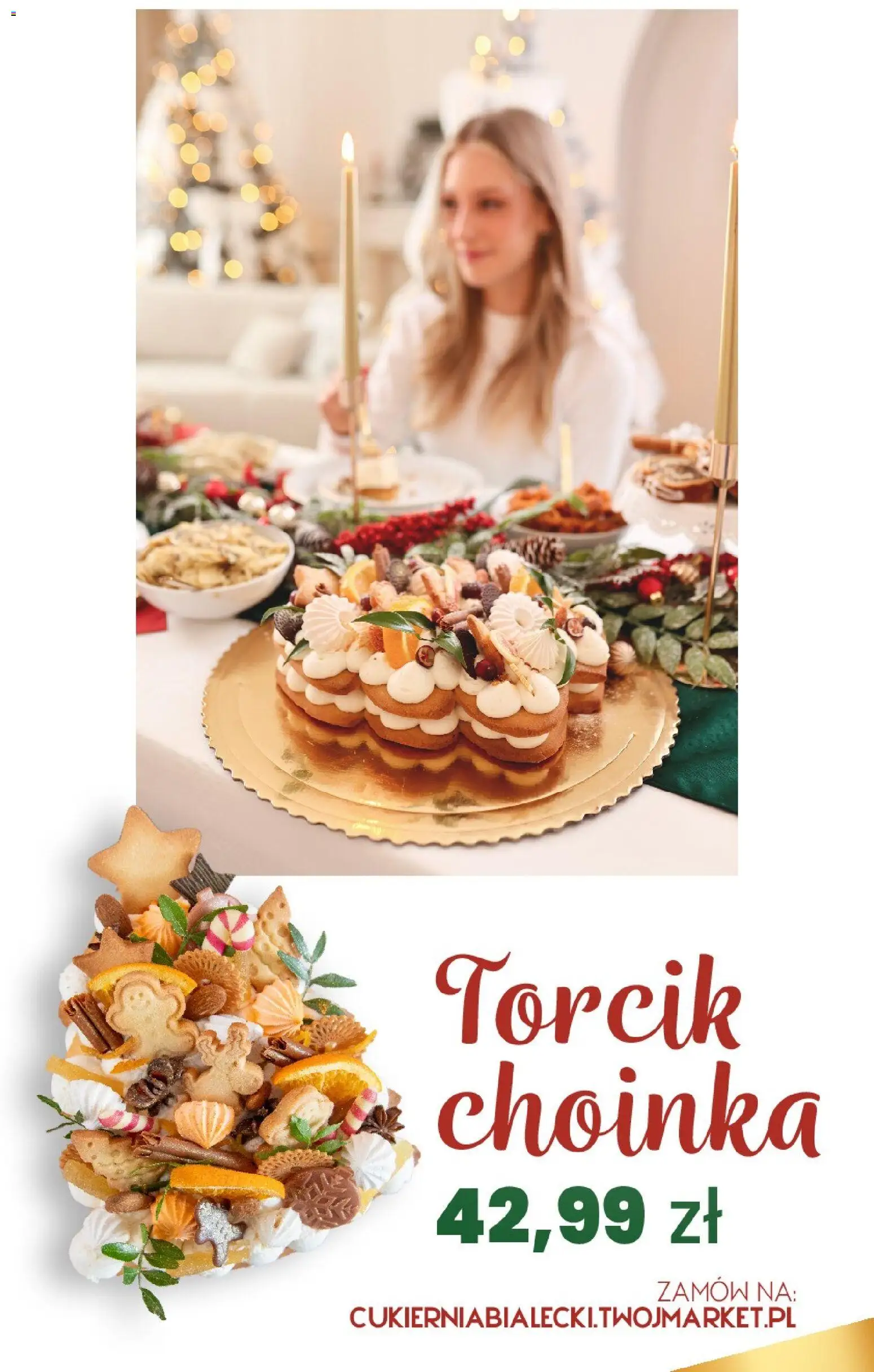 Twój Market Gazetka - Słodkości online Cukierni Białecki na Boże Narodzenie od 01.12.2025 | Strona: 3 | Produkty: Choinka