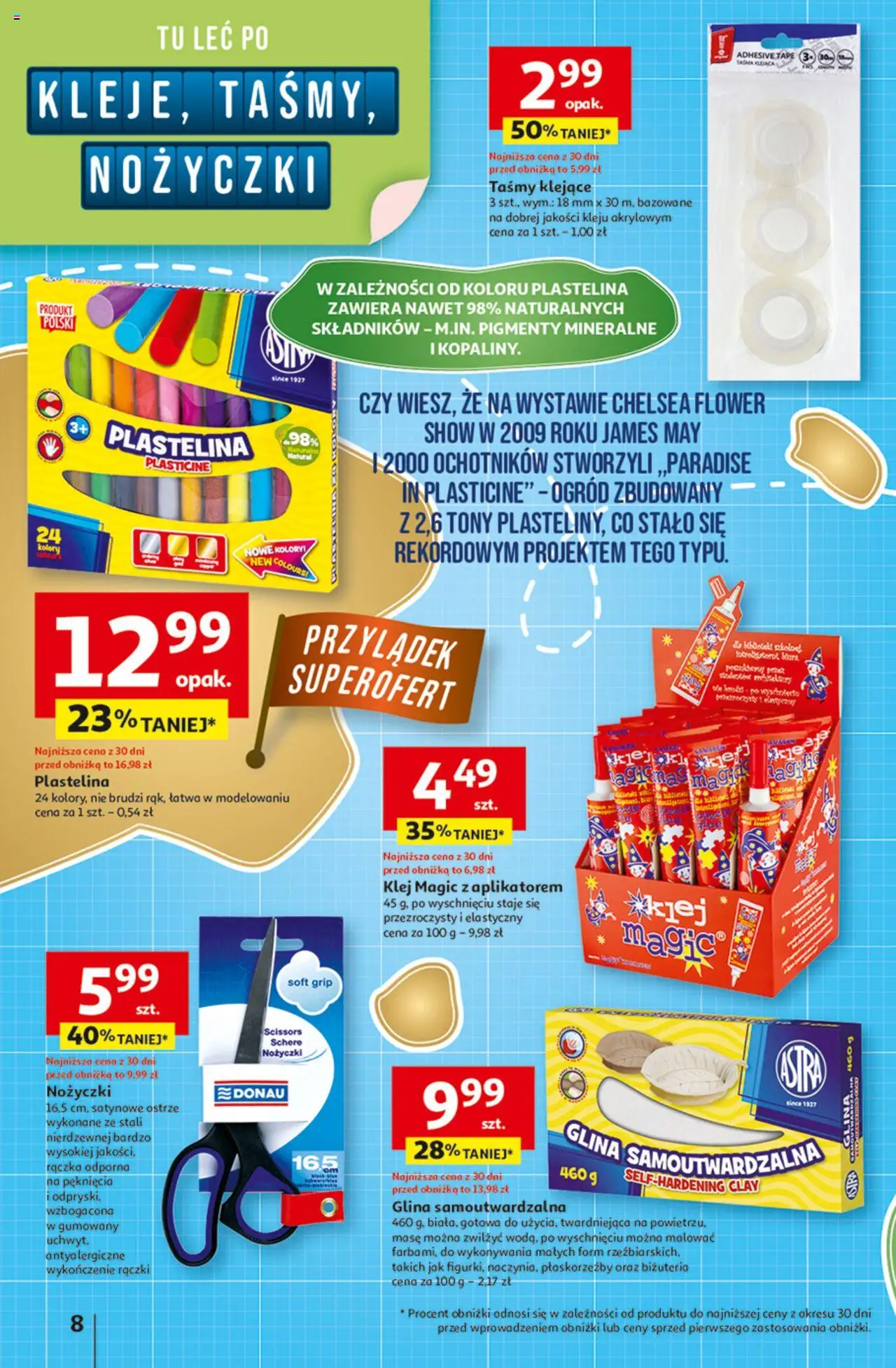 Auchan Gazetka - Odlotowe ceny na start szkoły Hipermarket od 21.08.2025 | Strona: 8
