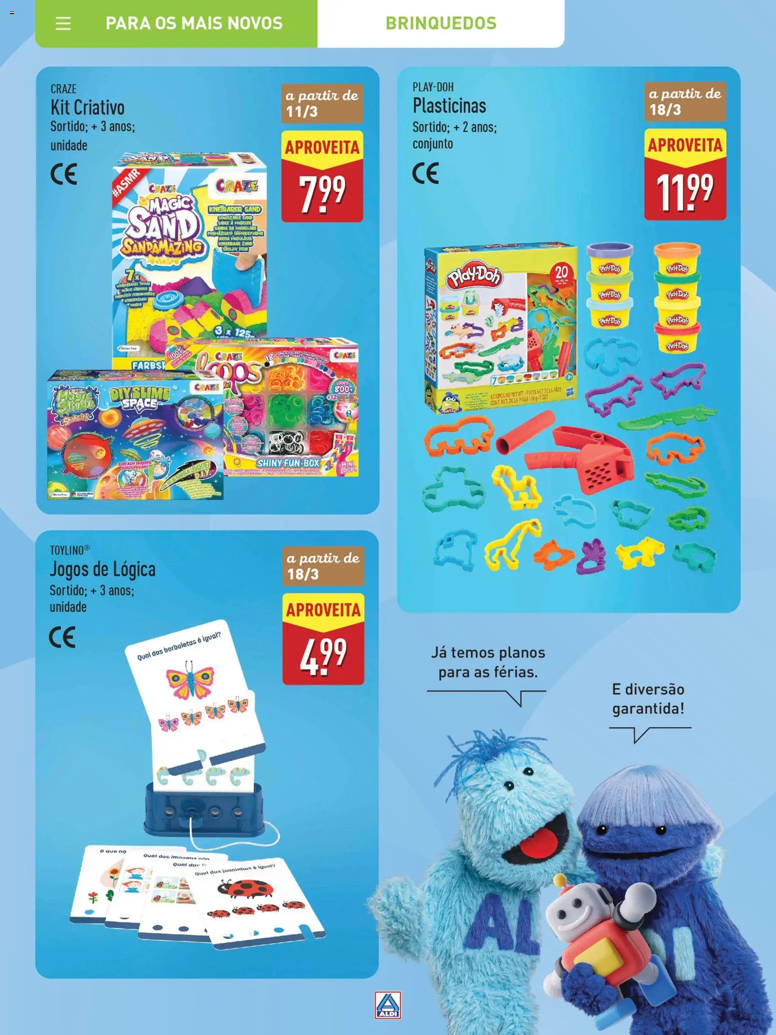 Aldi Especial Páscoa │ válido de 11.03.2026 | Página: 72 | Produtos: Jogos, Areia