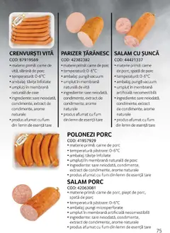 Ofertele Selgros valabile de la 27.04.2023 | Pagină: 75 | Produse: Mici, Crenvurști, Carne De Porc, Cârnați