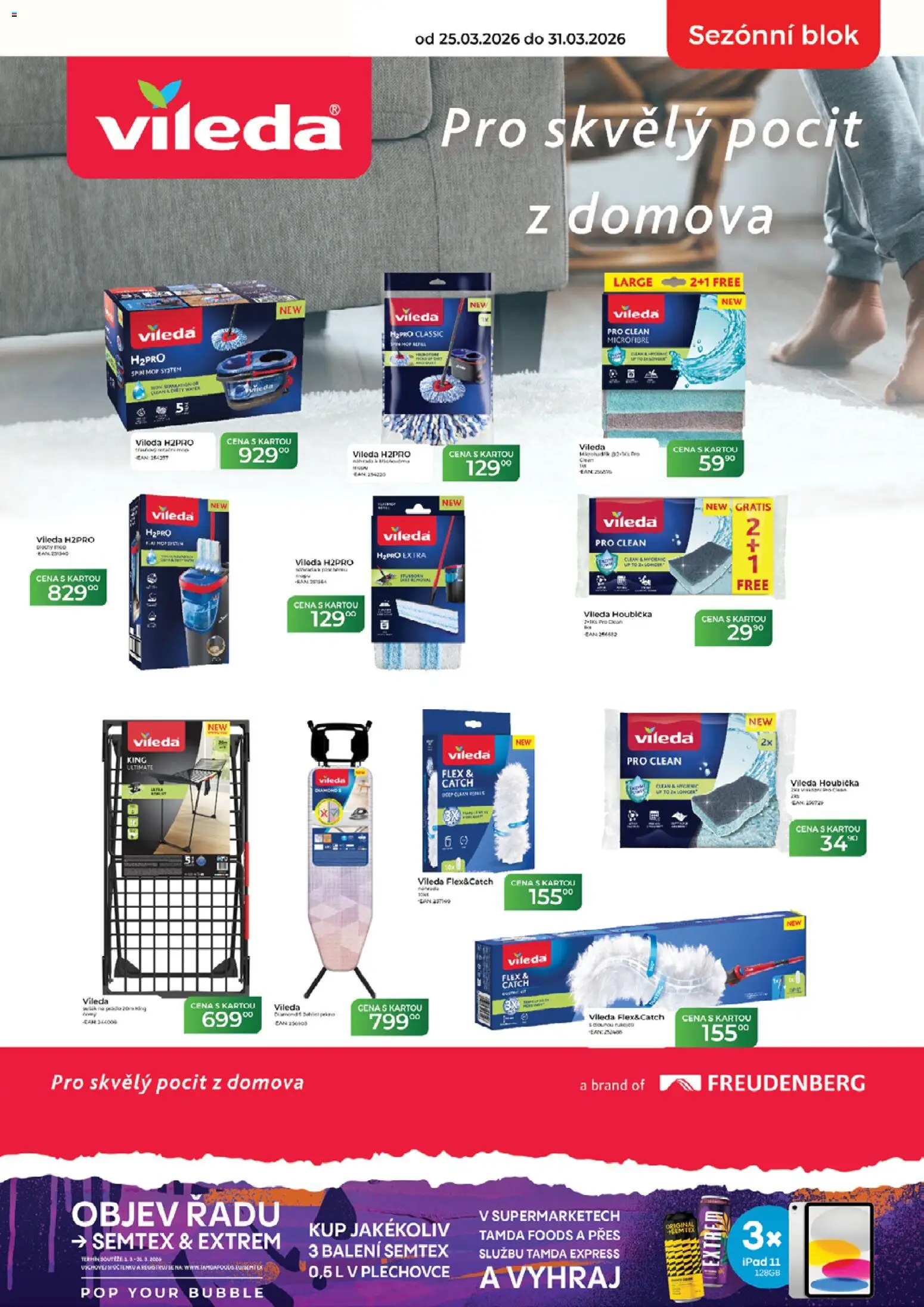 Tamda Foods leták od 25.03.2026 | Strana: 9 | Produkty: Houbička, Ipad, Blok, Mop