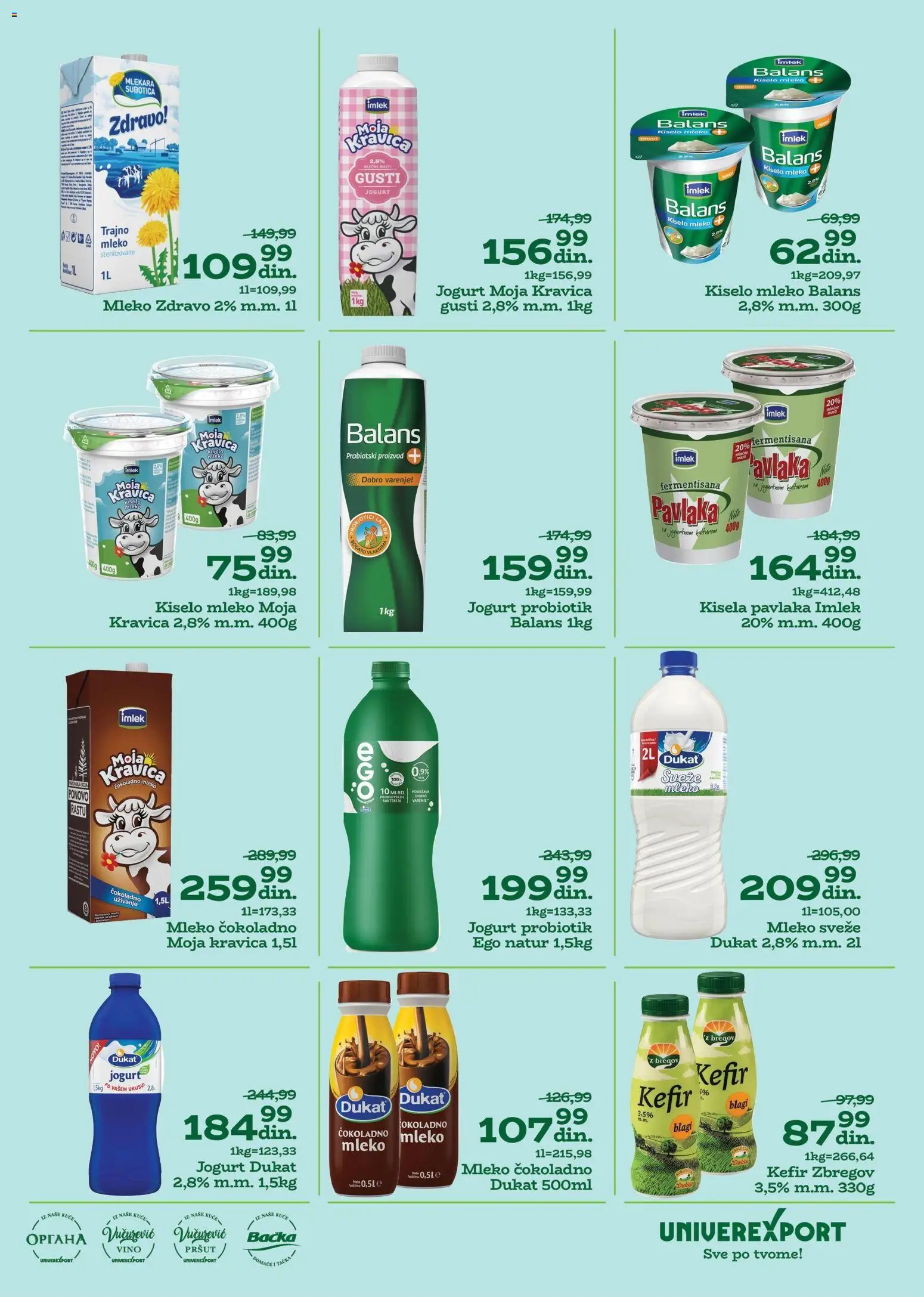 Univerexport katalog - važi od 24.11.2025 | Strana: 7 | Proizvode: Pršut, Mast, Jogurt, Vino