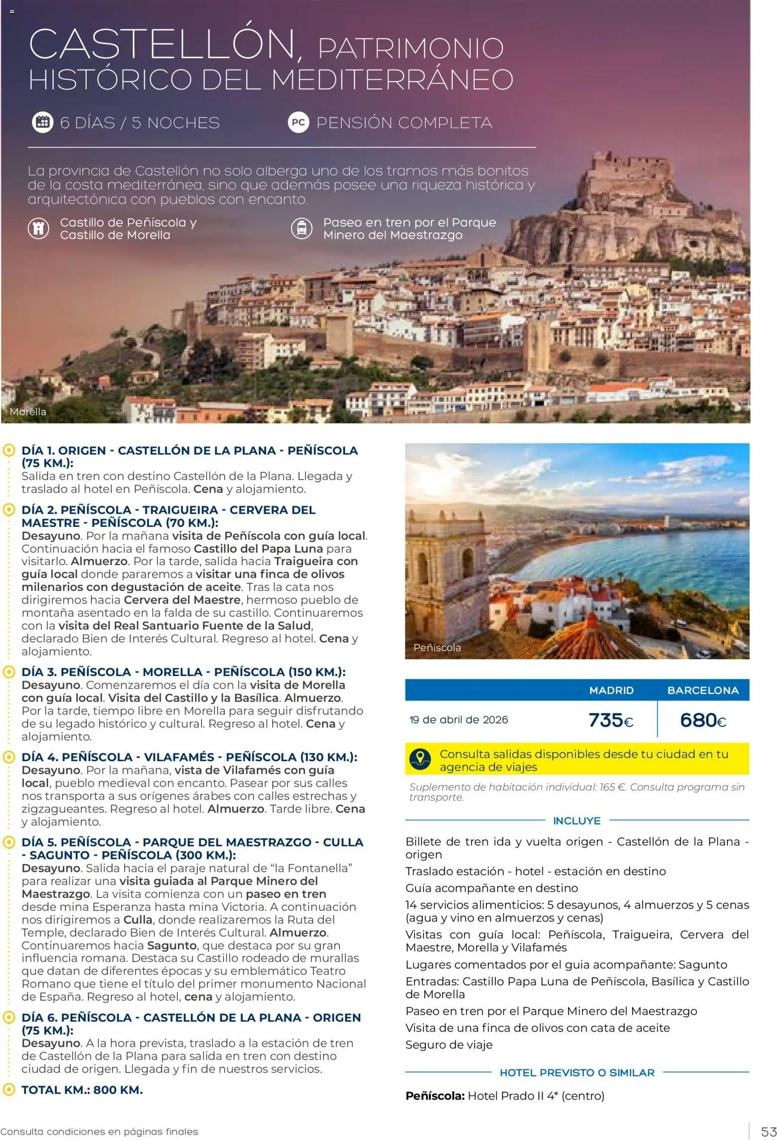 Viajes El Corte Inglés Vacaciones Económicas │ válido desde el 22.10.2025 | Página: 53 | Productos: Aceite, Vino, PC
