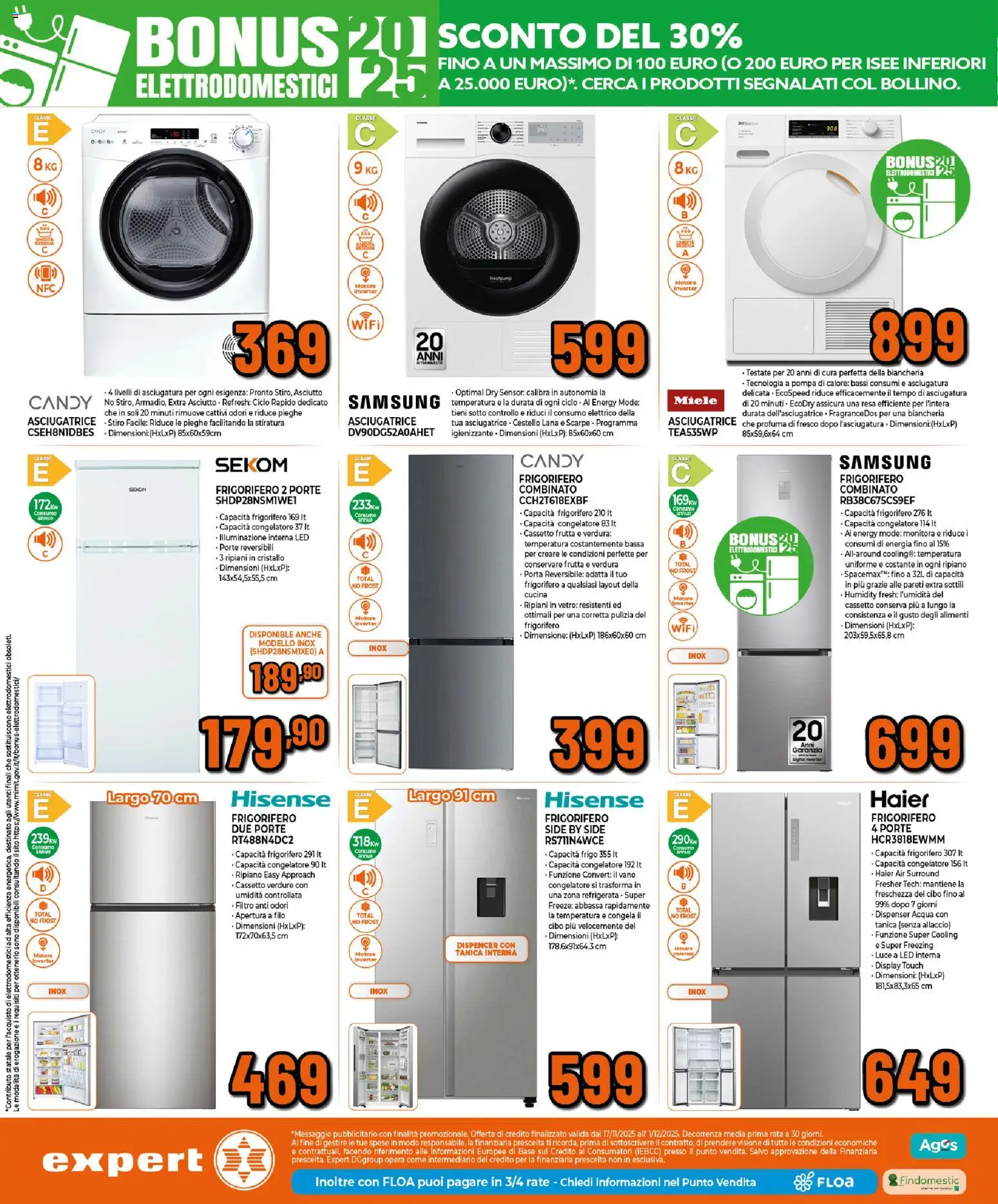 Volantino Expert del 17.11.2025 | Pagina: 21 | Prodotti: Ripiano, Verdure, Congelatore, Samsung