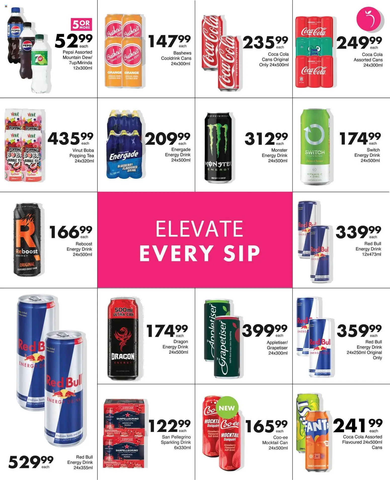 New Save catalogue – valid from 13.04.2026 | Page: 20 | Products: Juice, Switch, Tea