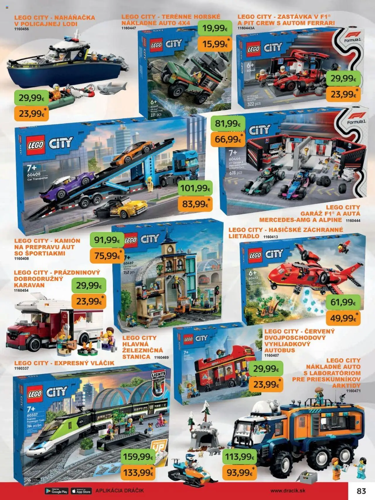 Nové Dráčik akcie – leták je platný od 03.10.2025 | Strana: 83 | Produkty: LEGO