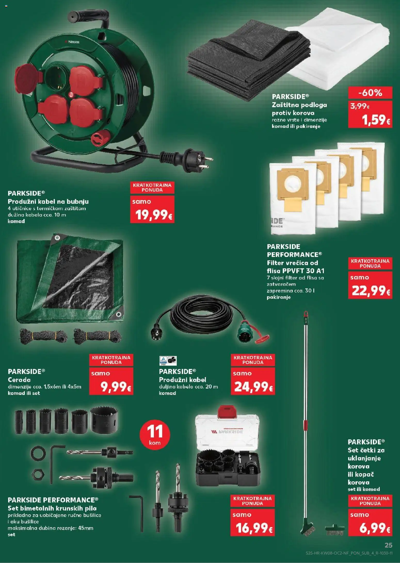 Kaufland katalog | vrijedi od 18.02.2026 | Stranica: 25 | Proizvodi: Pila, Kabel, Parkside