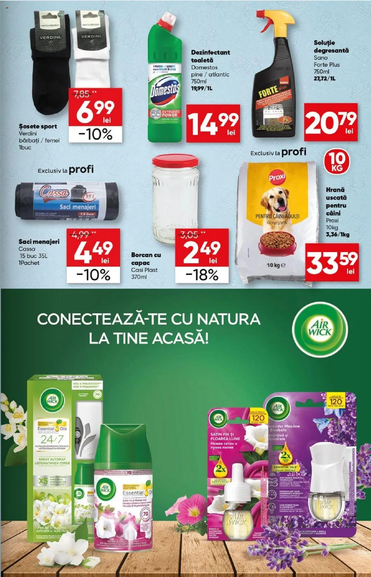 Noul catalog Profi – valabil de la 15.10.2025 | Pagină: 13 | Produse: Saci menajeri, Hacıyatmaz Kedi Oyuncağı, Toaletă, Borcan