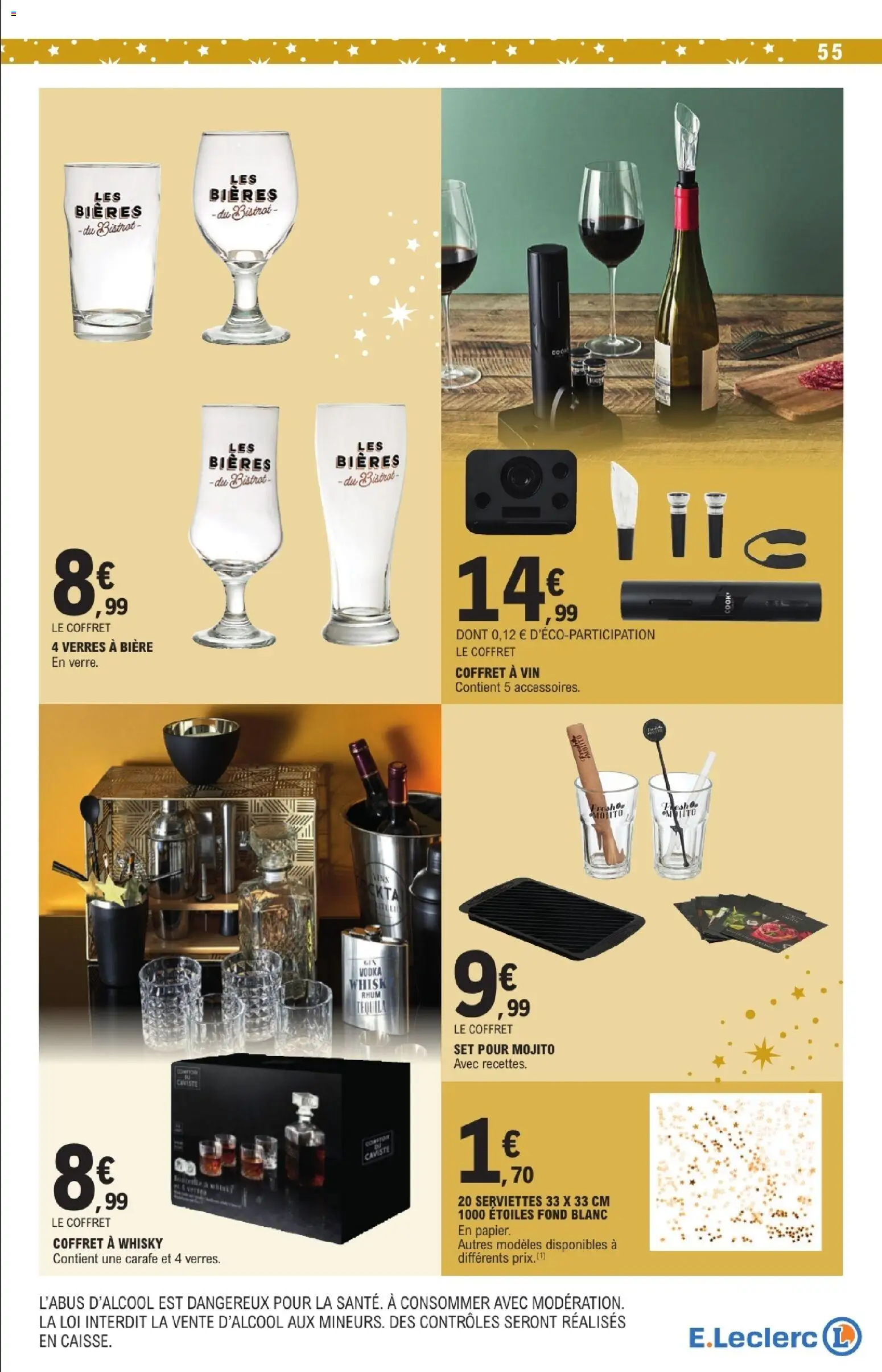 {H1} | Page: 55 | Produits: Vodka, Whisky, Rhum, Vin