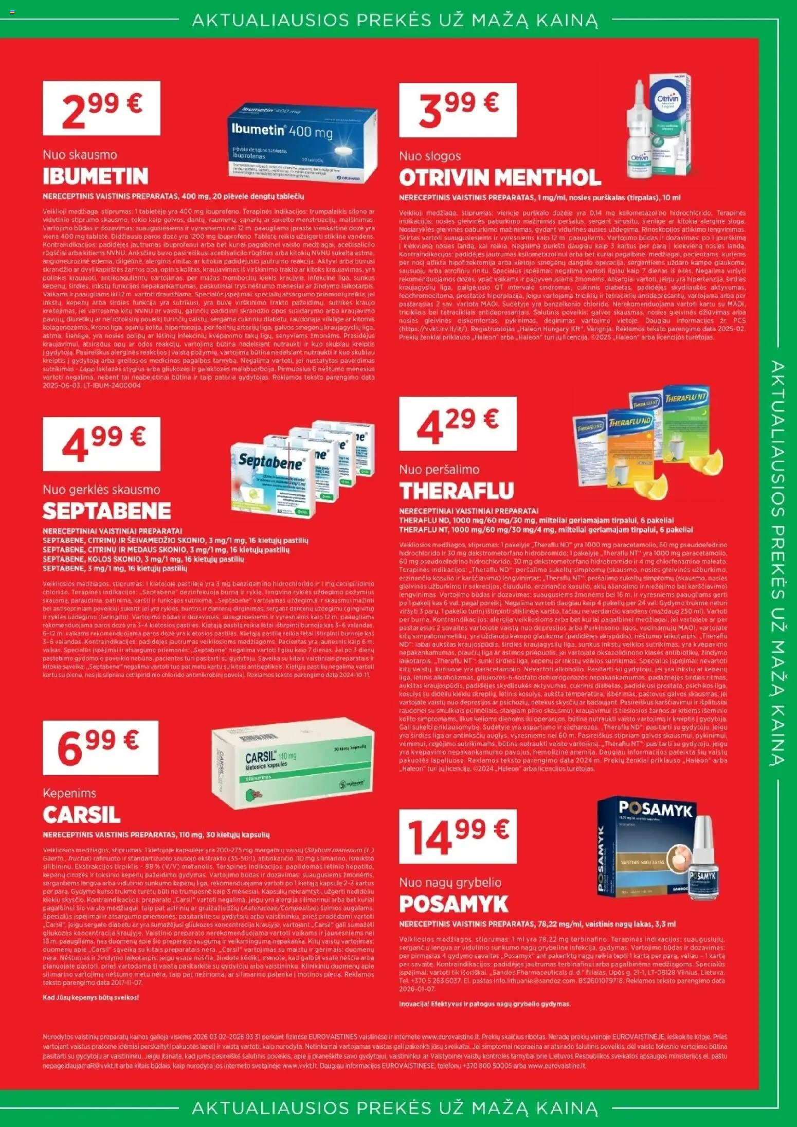 EUROVAISTINĖ akcijos nuo 01.03.2026 | Puslapis: 7