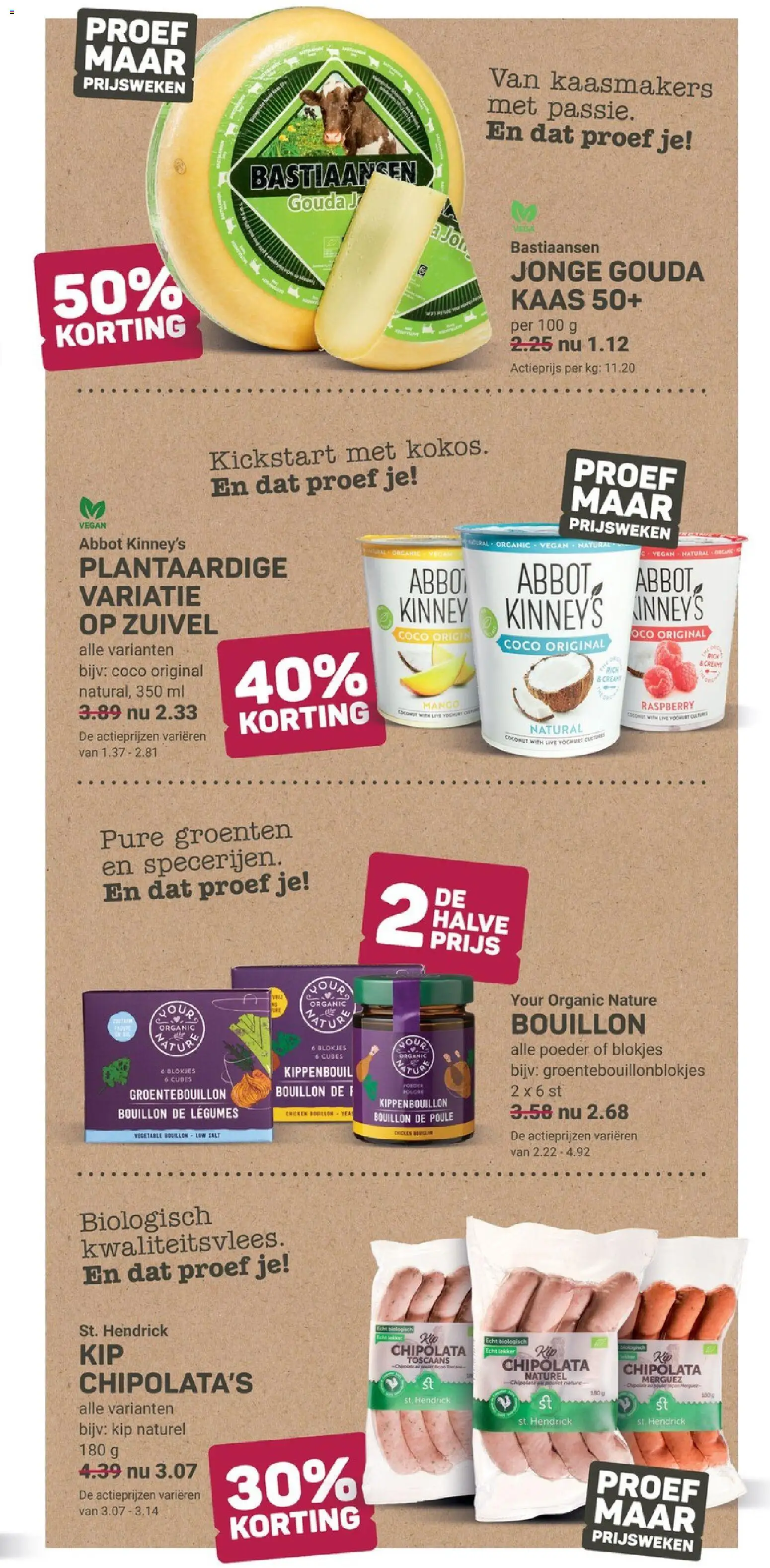 {H1} | Pagina: 3 | Producten: Zuivel, Merguez, Chipolata, Mango