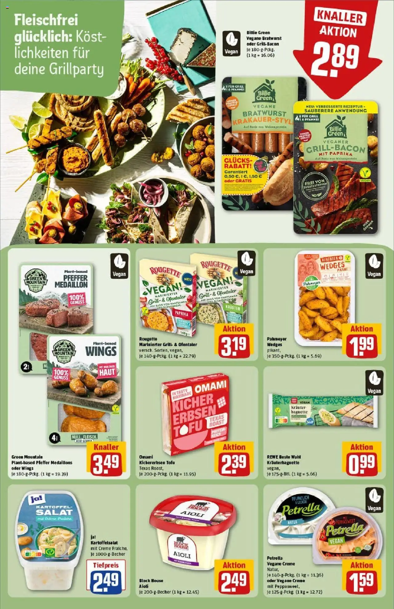 Rewe prospekt Chemnitz	 - gültig ab dem 06.07.2025 | Seite: 20 | Produkte: Bratwurst, Pfeffer, Salat, Erbsen