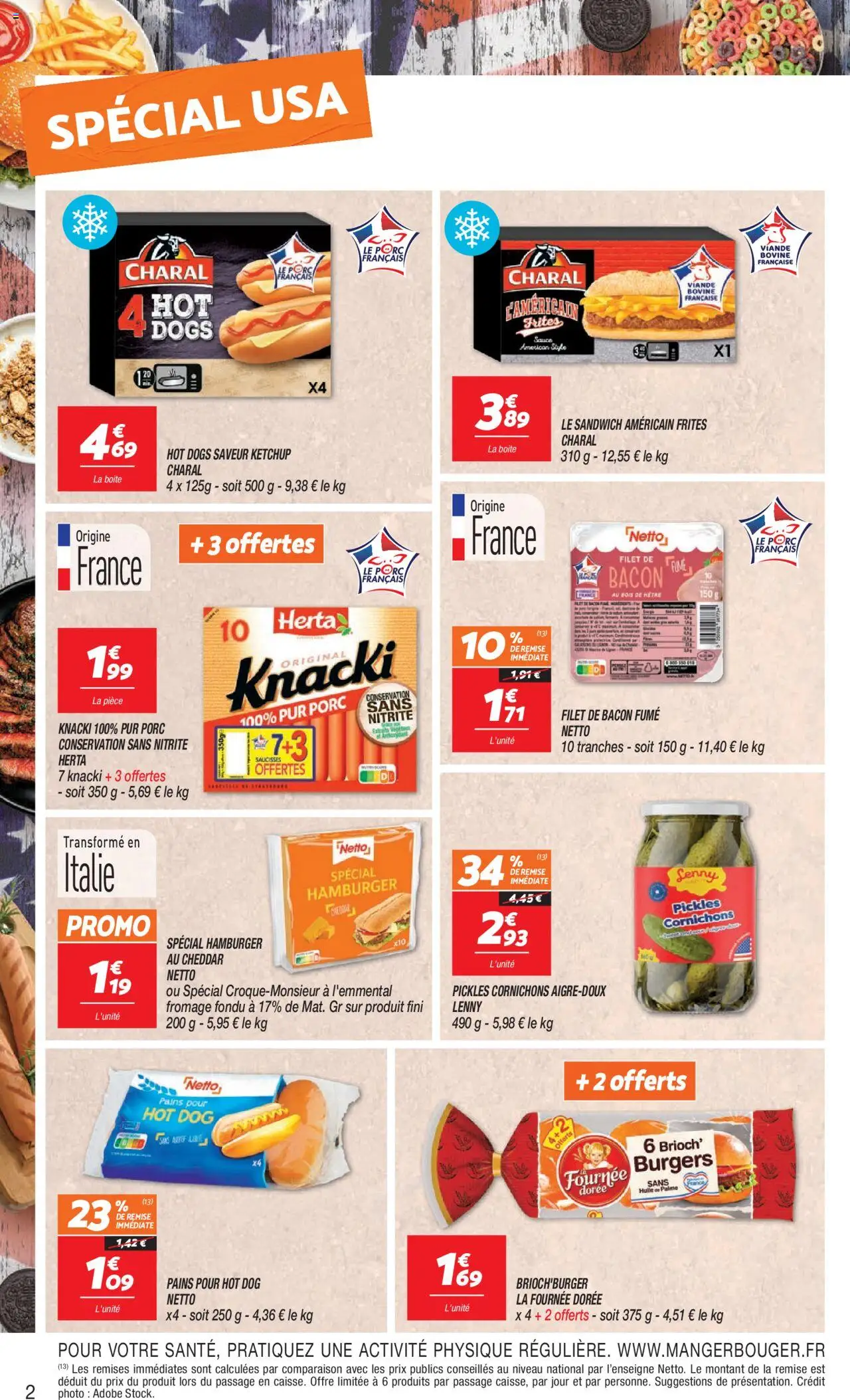  | Page: 2 | Produits: Fromage, Huile, Viande, Ketchup