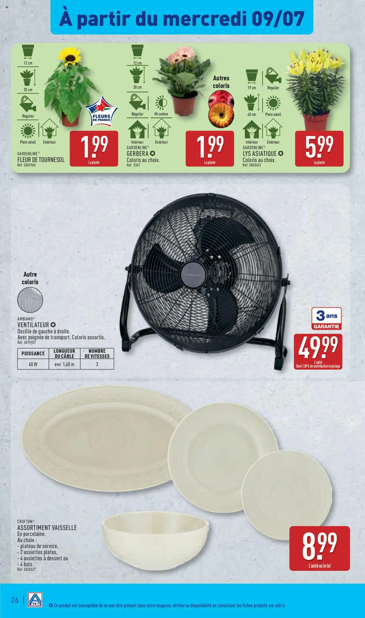  | Page: 28 | Produits: Câble, Plateau, Ventilateur