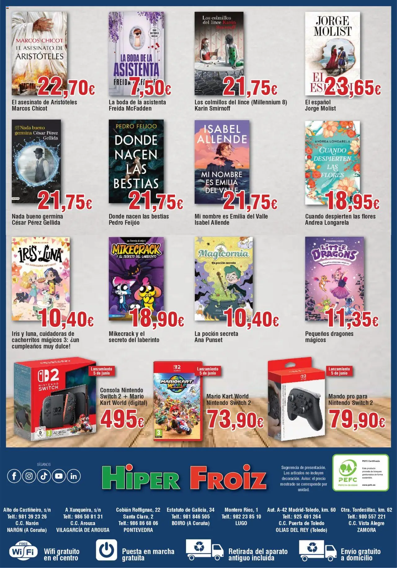 Froiz - Folleto Hiper │ válido desde el 27.05.2025 | Página: 12 | Productos: Consola Nintendo, Consola, Nintendo, Video
